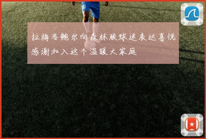 拉梅洛鲍尔向森林狼球迷表达喜悦感谢加入这个温暖大家庭
